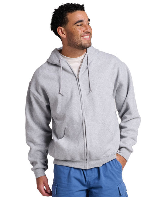 Custom Jerzees Unisex Rugged™ Full-Zip Hooded Sweatshirt-Hoodies Canada