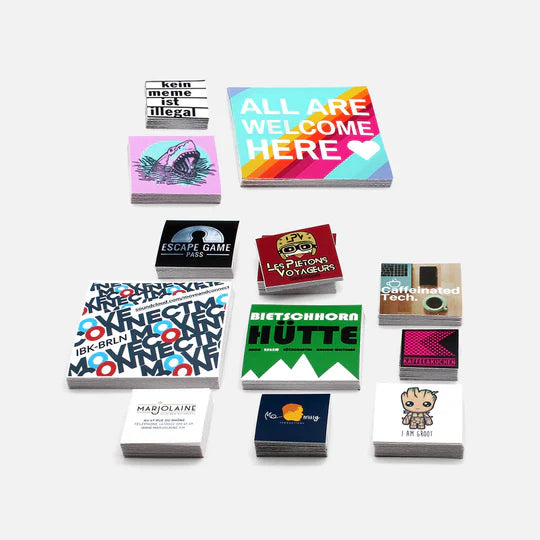 ColorBright Vinyl Square Stickers