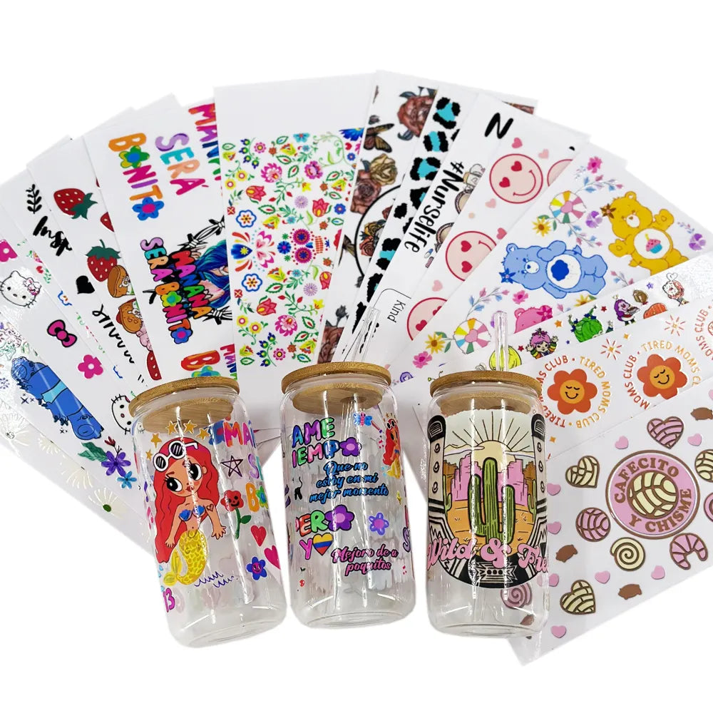 ColorBright Vinyl Square Stickers