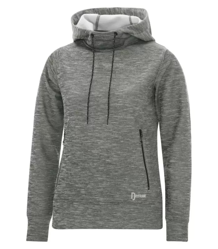 Custom Dryframe Dry Tech Water Resistance Fleece Ladies Hoody