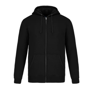 Custom Yolo Adult Full-Zip Hooded Sweatshirt w/ Sherpa Fleece