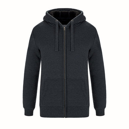 Custom Yolo Adult Full-Zip Hooded Sweatshirt w/ Sherpa Ladies Fleece