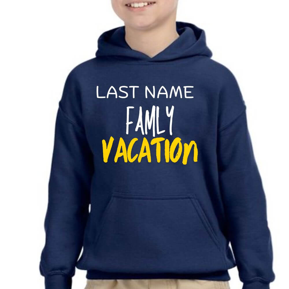 Custom Family Vacation Hoody