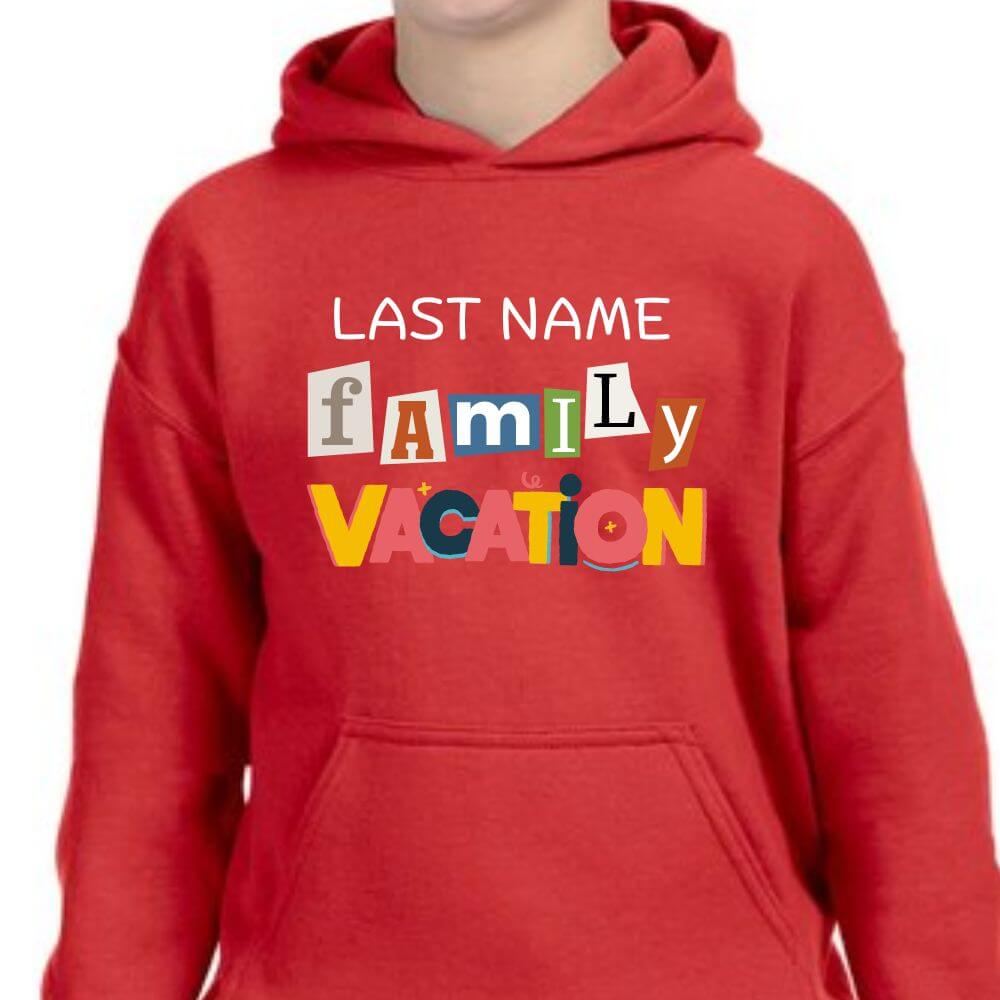 Custom Family Vacation Hoody