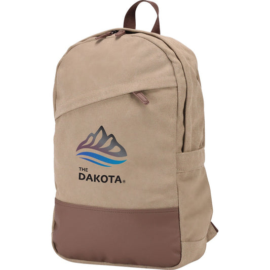 Logo Urban Peak® Everyday 16oz Cotton Canvas Backpack