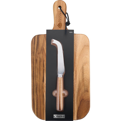 Logo Niagara Cutlery™ Acacia Cheese Board Set